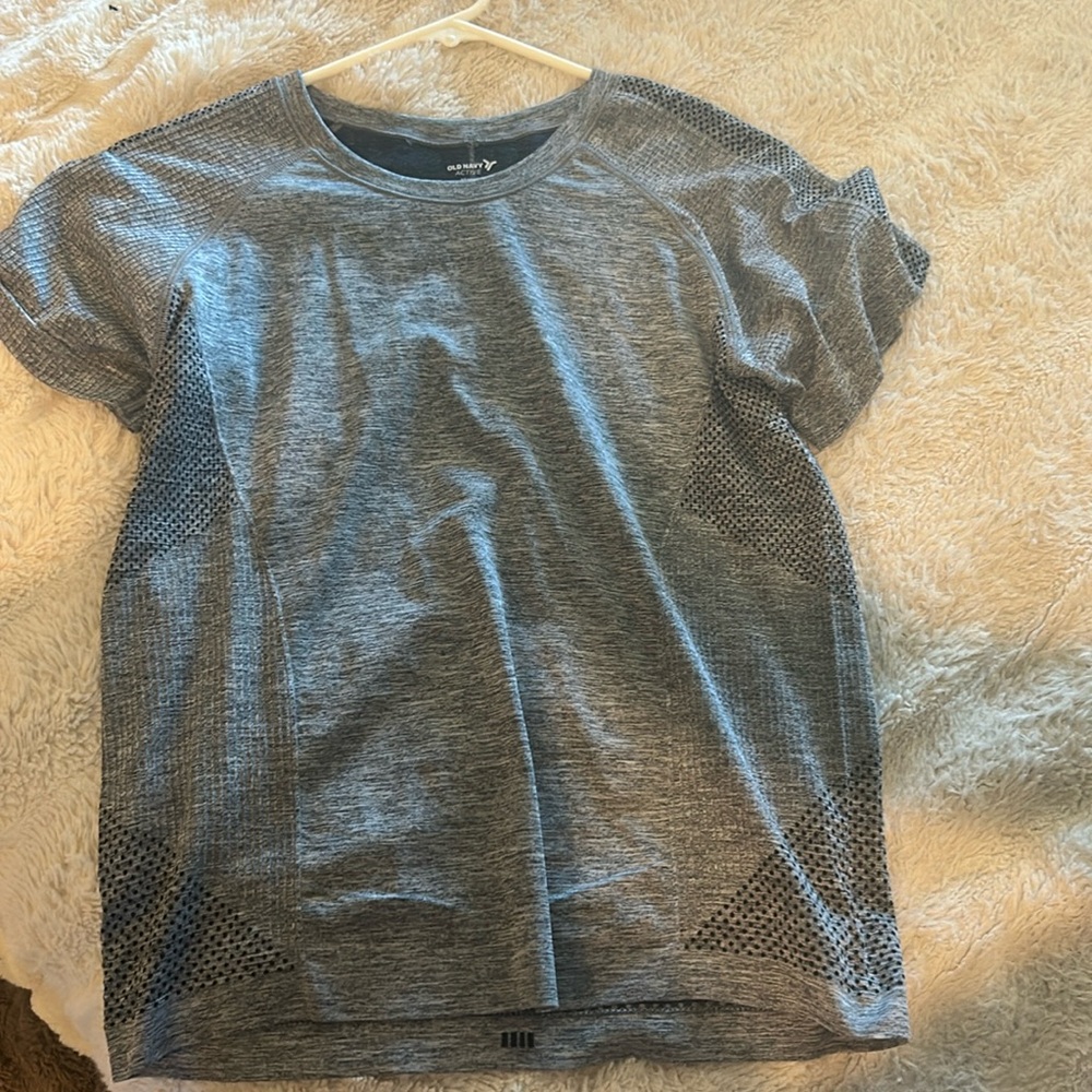 Grey compression shirt